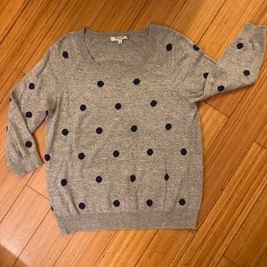 Polka dot pullover sweater Madewell